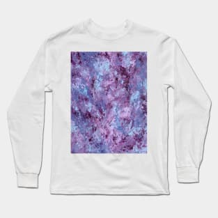 Abstract art, art by liana.wow, violet, purple art Long Sleeve T-Shirt